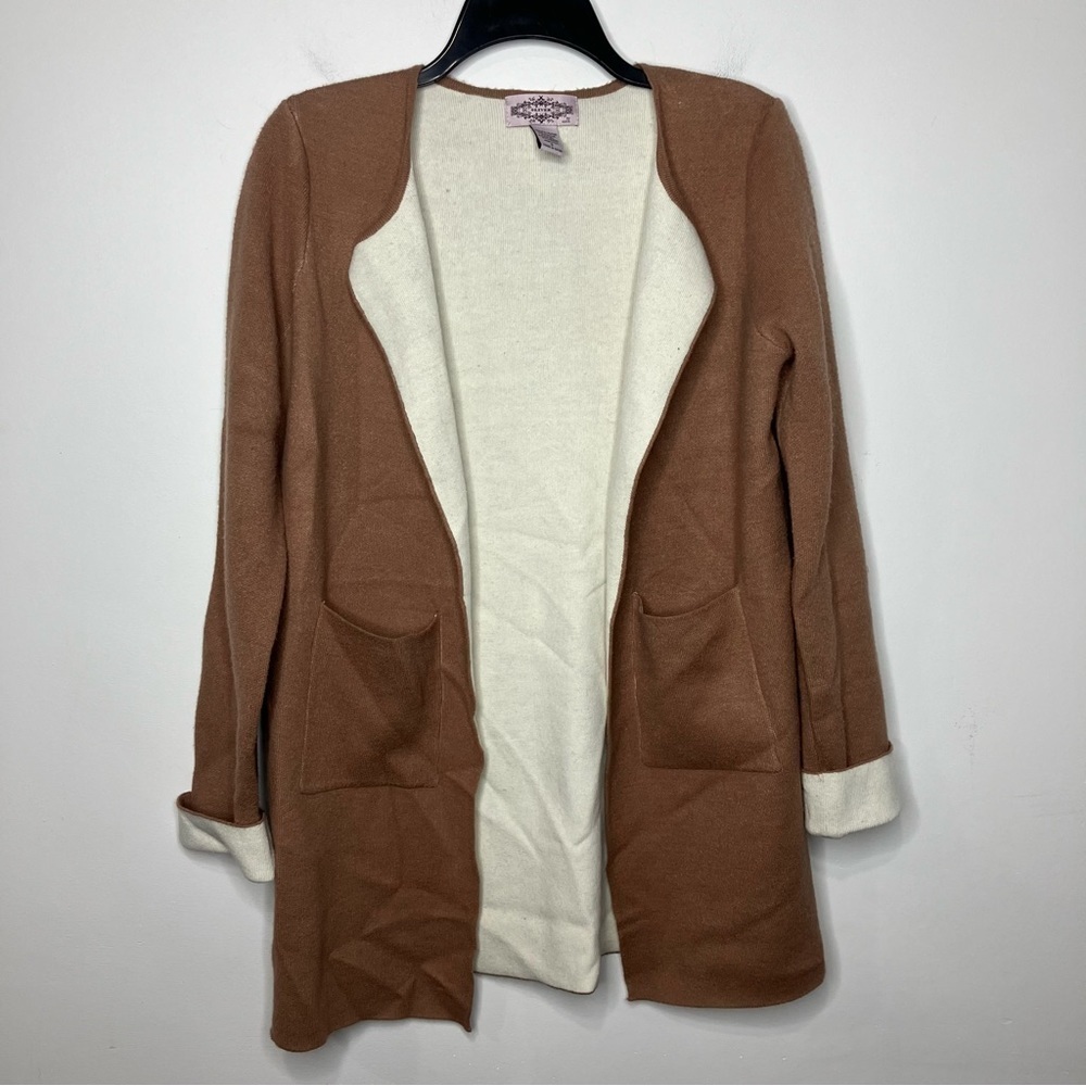 Anthropologie Oliver by Escio wool blend open cardigan sweater size small